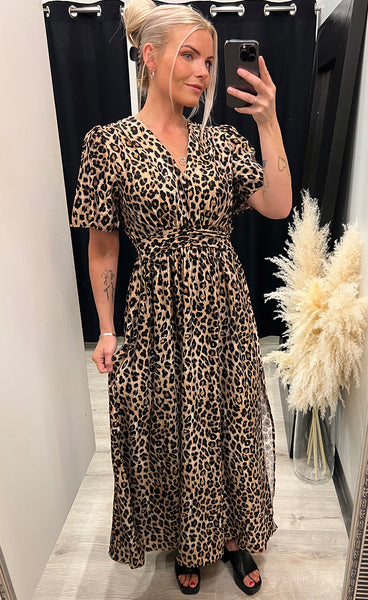 Stella dress - leopard