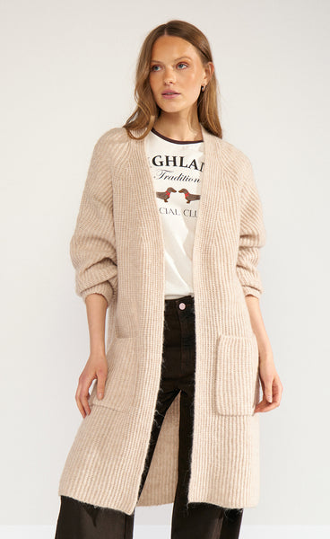 NÜMPH Nuzindi long cardigan - sun kiss