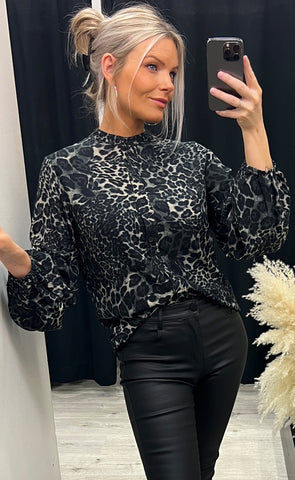 Najam blouse - leopard