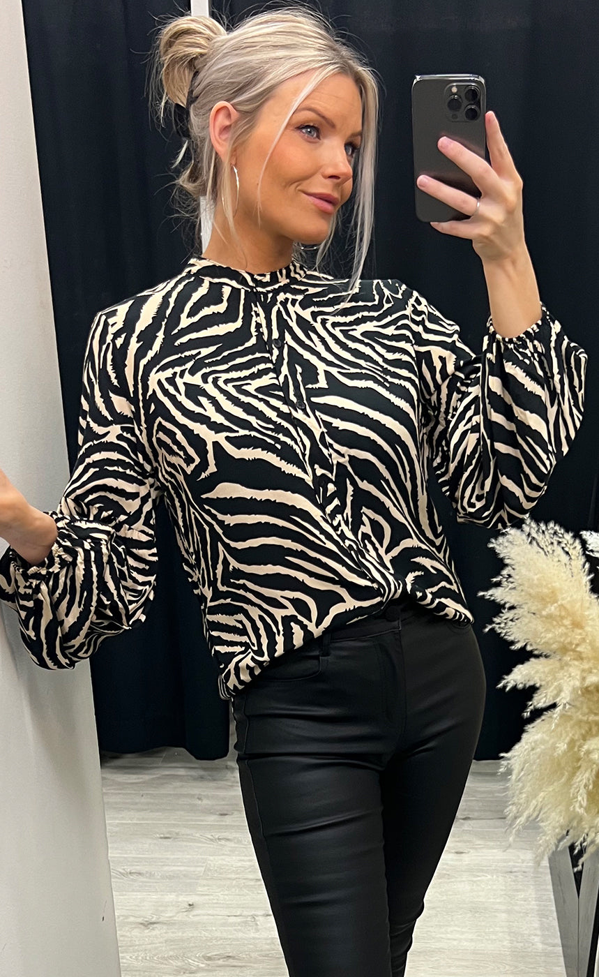 Najam blouse - zebra
