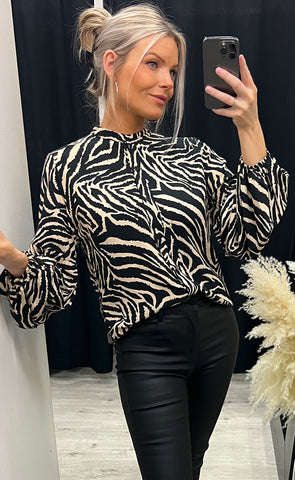 Najam blouse - zebra