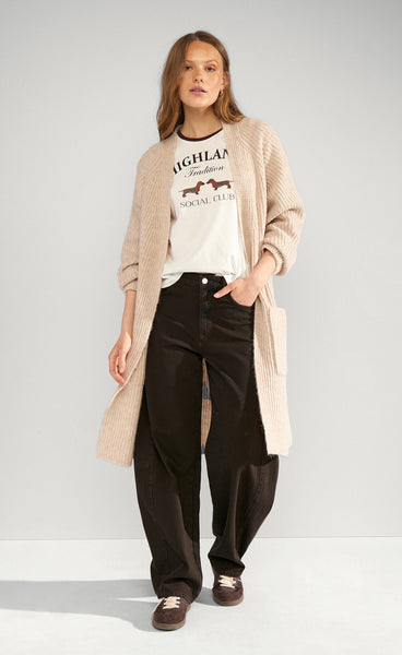 NÜMPH Nuzindi long cardigan - sun kiss