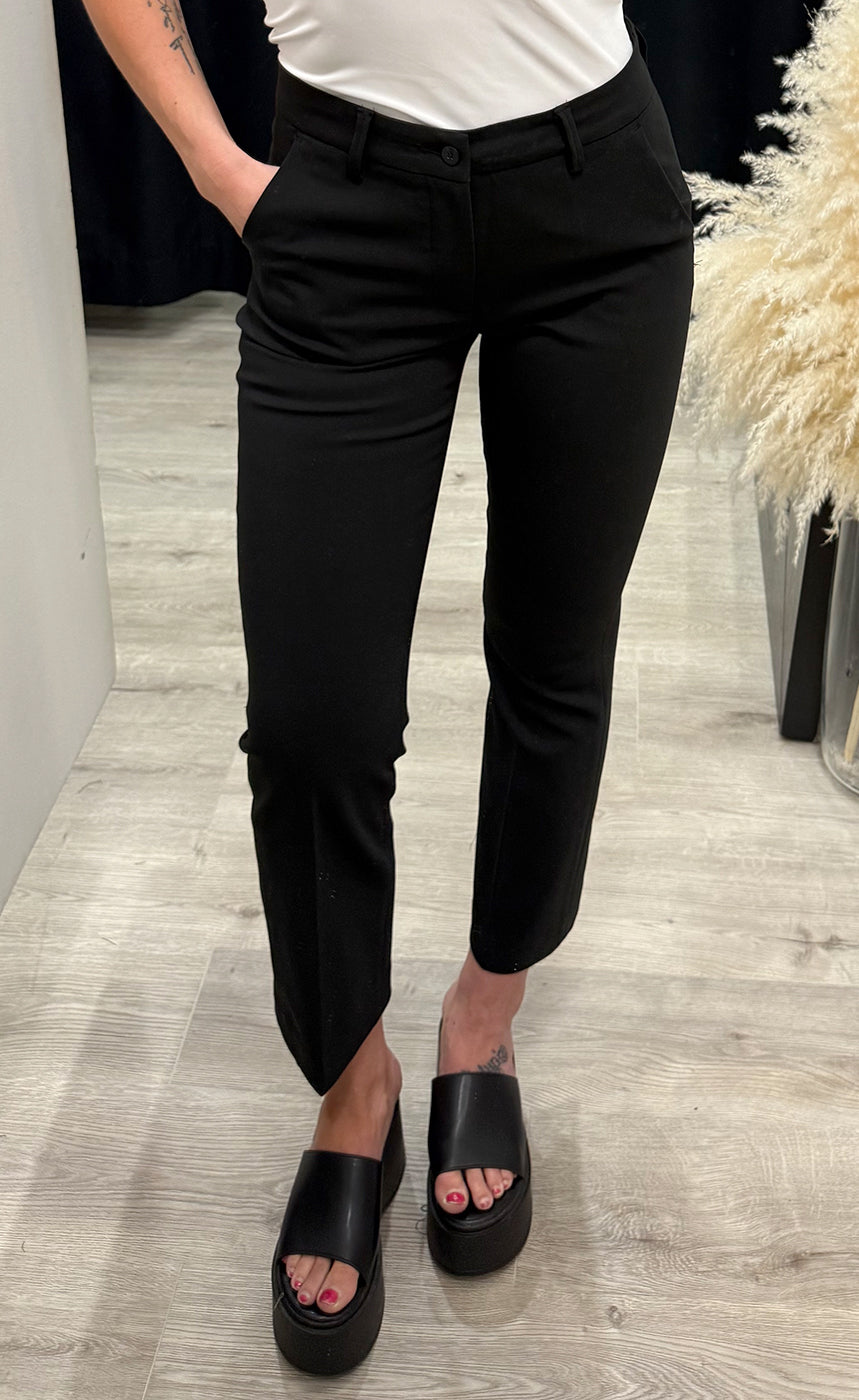 Isadora ankle pants bootcut - black