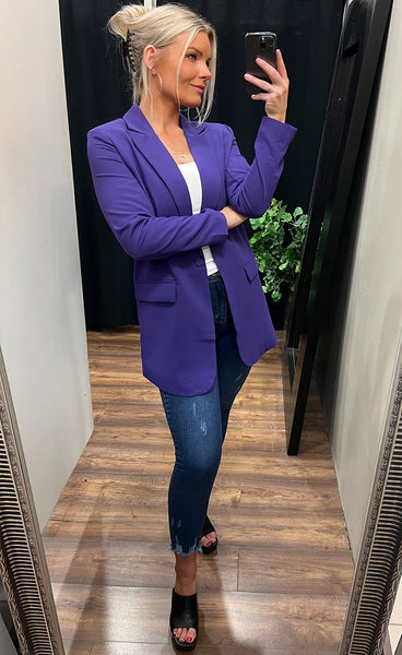 Vagna blazer - purple