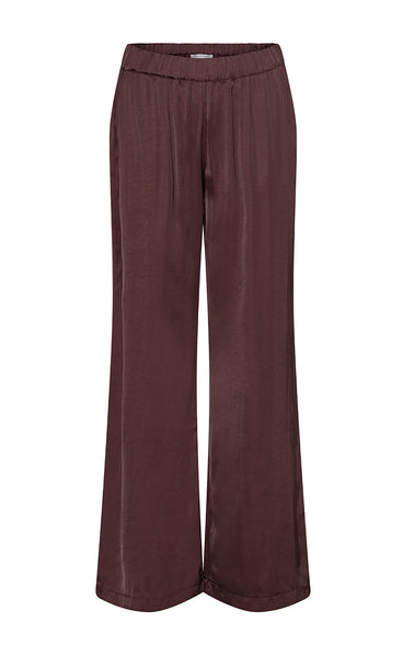 Roberta satin pants - bordeaux