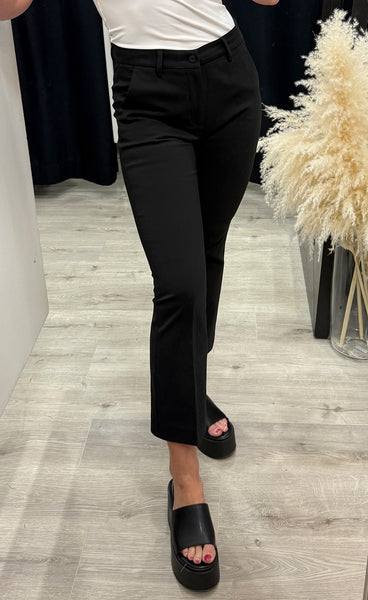 Isadora ankle pants bootcut - black