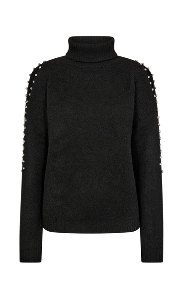 NÜ Fiora blouse knit - black