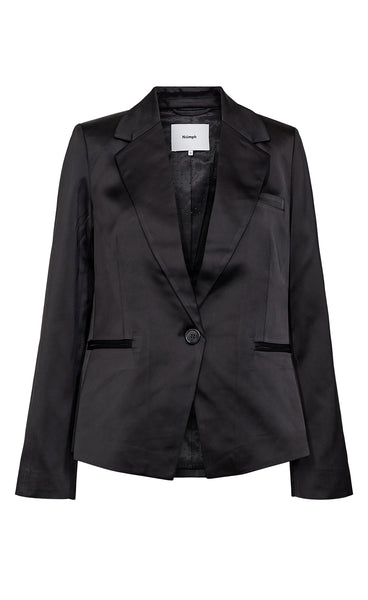 Nutamara blazer - black satin