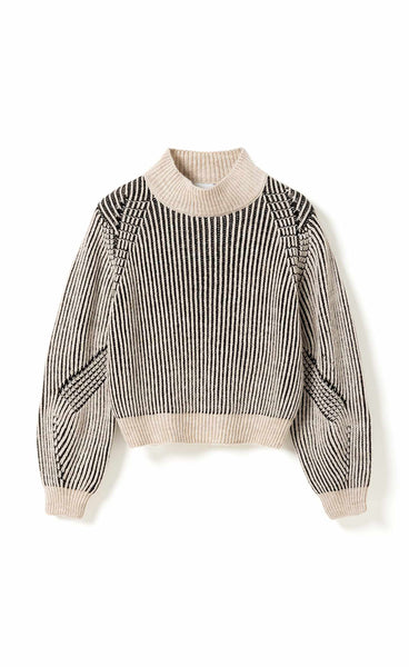 Lassie knit - black/off white