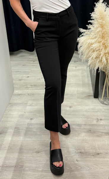 Isadora ankle pants bootcut - black