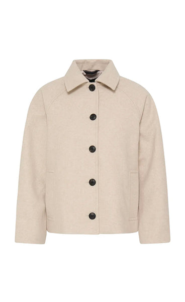 b.young Calia jacket - birch melange