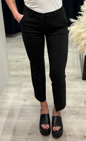 Isadora ankle pants bootcut - black