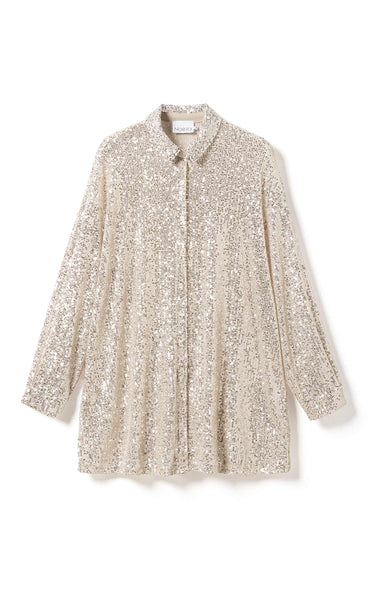 Lizanne shirt - silver