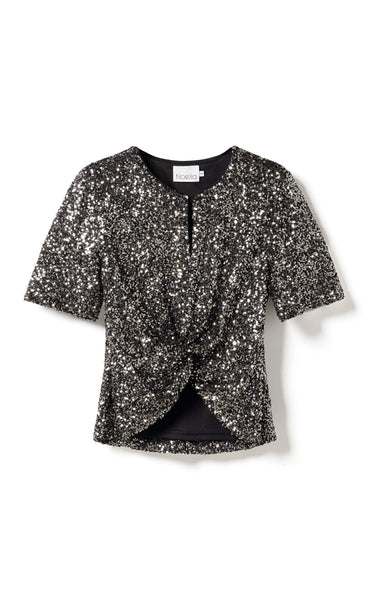 Lemon blouse - black silver