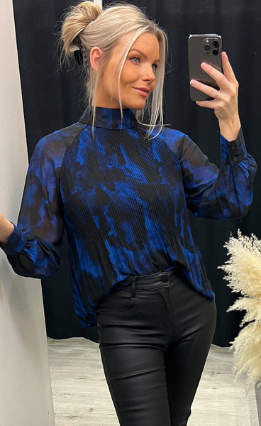 Anni blouse - lapis blue