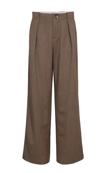 NÜMPH Nulippa straight pants - chocolate plum