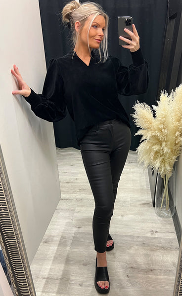 Camilia blouse - black