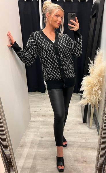 Alvino cardigan - black