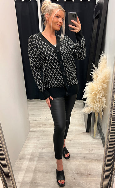 Alvino cardigan - black