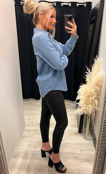 Nuamber shirt - light blue denim