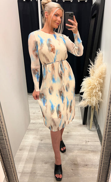 Bianca mesh dress - cloud sky