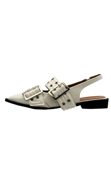 Buckle sandalar 1393 - white