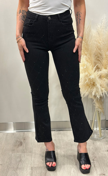 Glitter jeans 88749 - FLARE