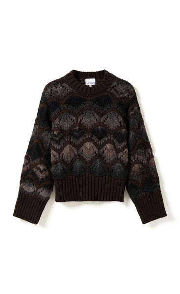 Latanna knit - brown multi