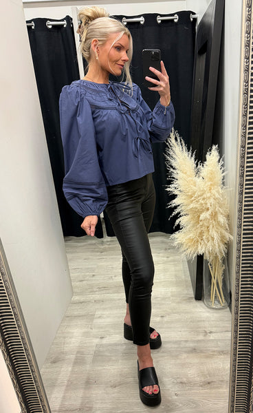 N-Marceline blouse - dusty blue
