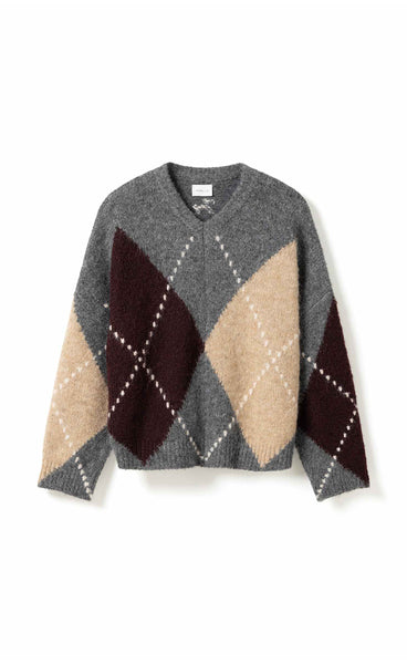 Lai knit - medium grey melange