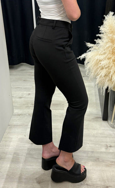 Isadora ankle pants bootcut - black