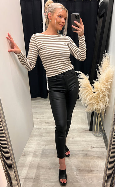 Mye tee 1 - beige stripe