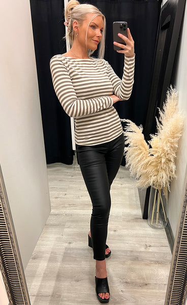 Mye tee 1 - beige stripe