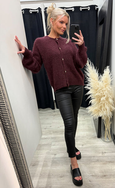 ICHI Marita cardigan 2 - port royale