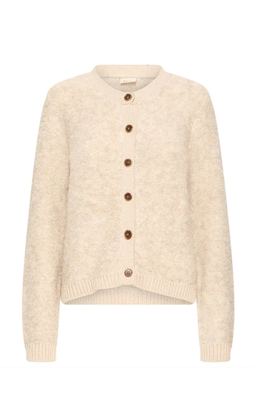 Vanna cardigan 1 - pumice stone melange