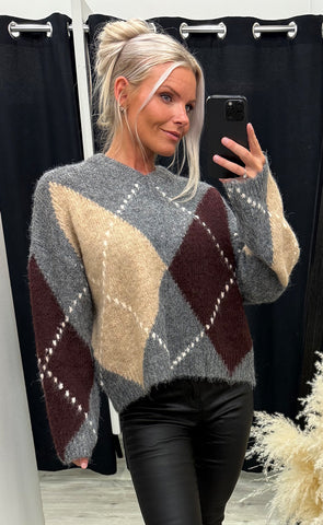Lai knit - medium grey melange