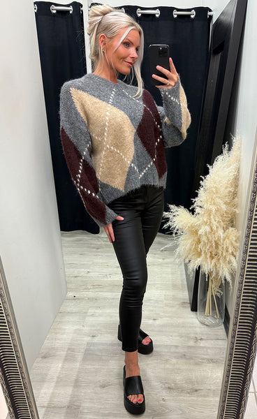Lai knit - medium grey melange