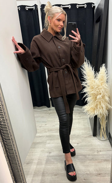 MSCH Amaranda jacket - hot fudge