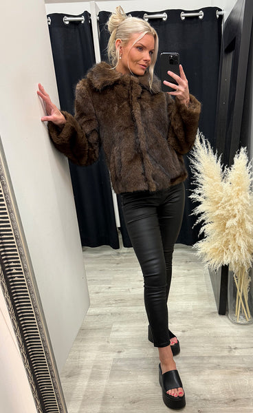 SP Cici jacket - dark chocolate