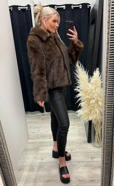 SP Cici jacket - dark chocolate