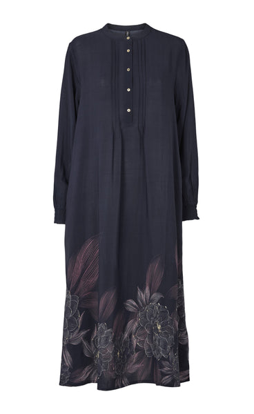 Caroline dress - black blue