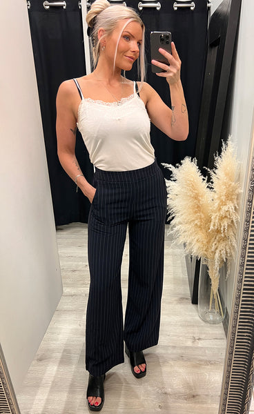 Verina pants - navy/cream