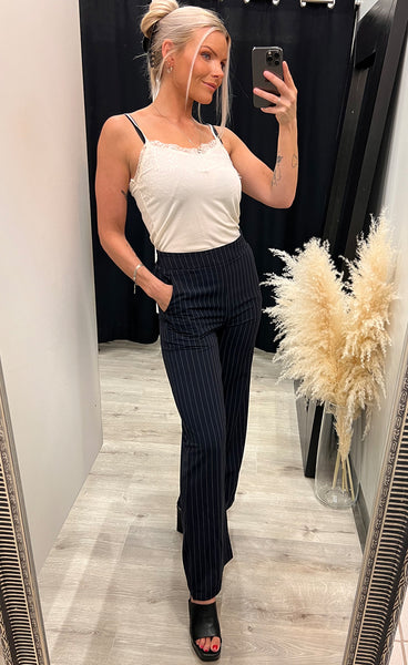 Verina pants - navy/cream