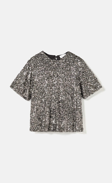 NOELLA N-Mera top - black silver