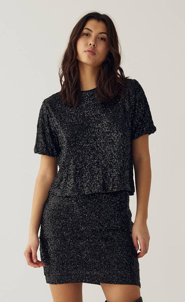 NOELLA N-Mera top - black