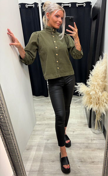 Figga blouse - army