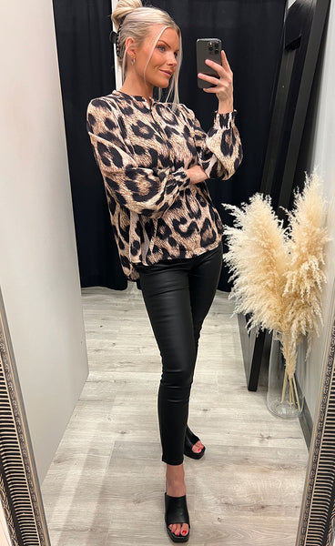 Sonna blouse - leopard