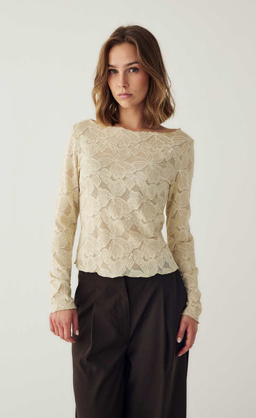 NOELLA N-Mackinley top - antique white