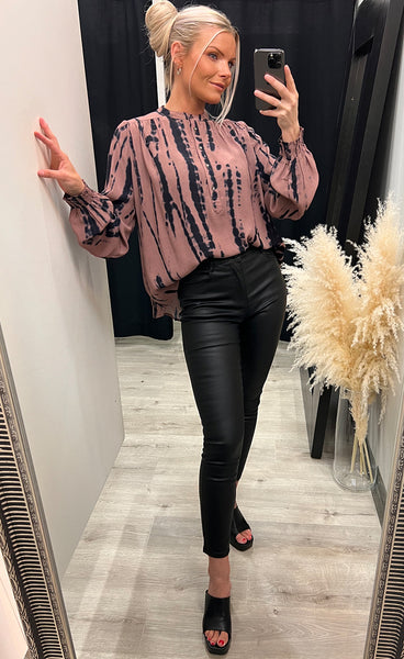 Sonna blouse - burnt rose