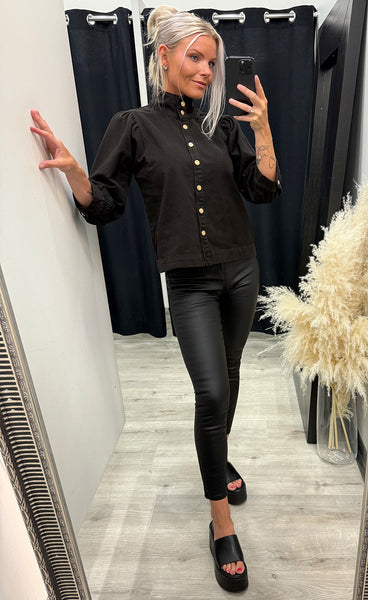 Figga blouse - coffee